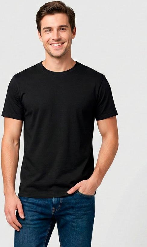 Imagem principal Camiseta Básica Masculina T-Shirt Preto Yends Fashion Yends Fashion
