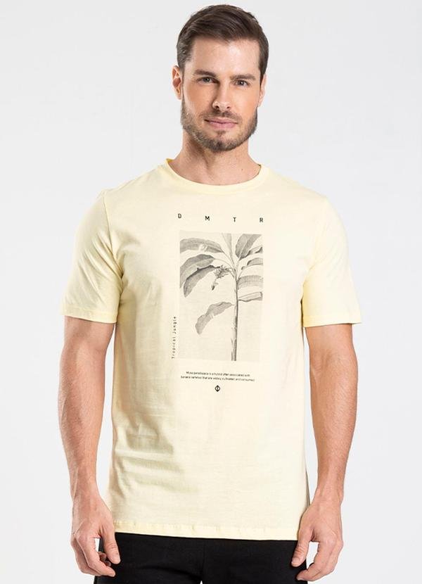 Imagem principal Camiseta Masculina Amarelo Diametro Diametro