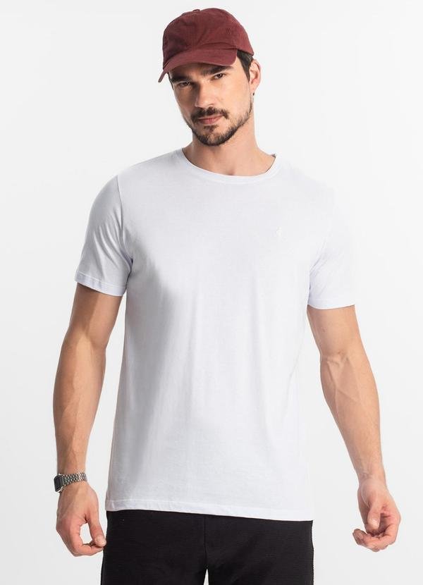Imagem principal Camiseta Masculina Basica Branco Diametro Diametro