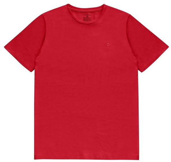 Imagem principal Camiseta Masculina Basica Vermelho Diametro Diametro