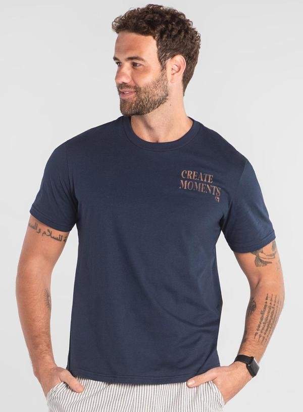 Imagem principal Camiseta Masculina em Algodão The Philippines Azul The Philippines