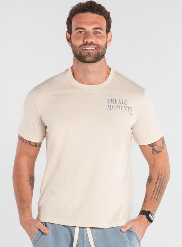 Imagem principal Camiseta Masculina em Algodão The Philippines Bege The Philippines