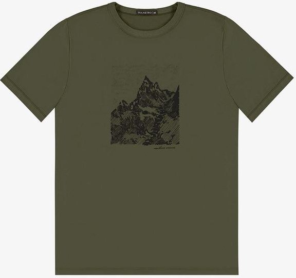 Imagem principal Camiseta Masculina em Meia Malha Verde Diametro Diametro