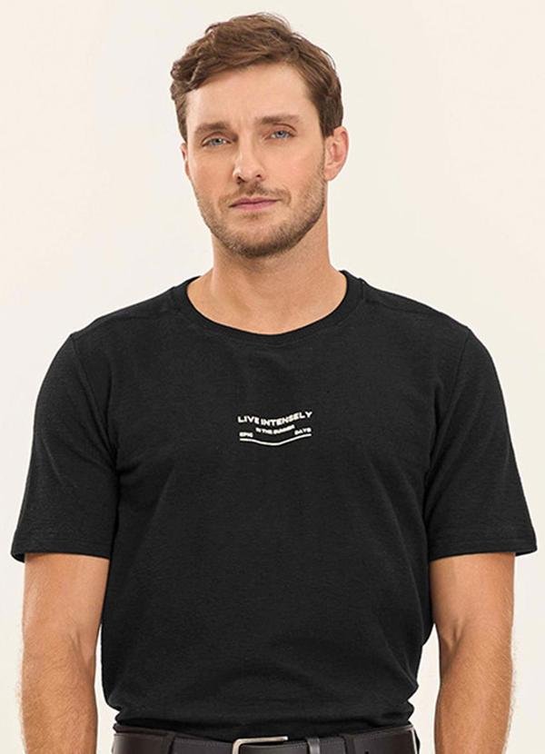 Camiseta Masculina Malhão Fruit Preto