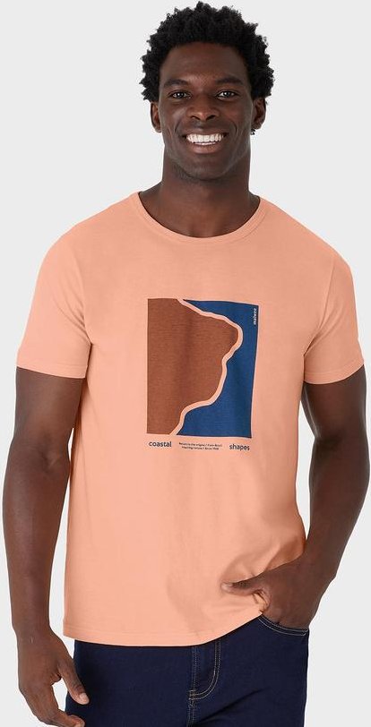 Camiseta Regular Coastline Laranja