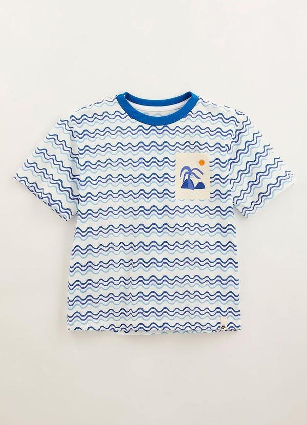 Imagem principal Camiseta Silk Azularia Azul Bento Bento