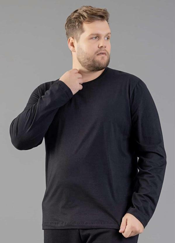 Imagem principal Camiseta Básica Manga Longa Preto JUST BASIC JUST BASIC
