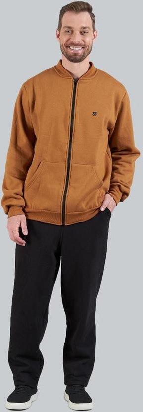 Imagem principal Jaqueta Adulto Masculino sem Capuz Marrom Soft Bonni Soft Bonni