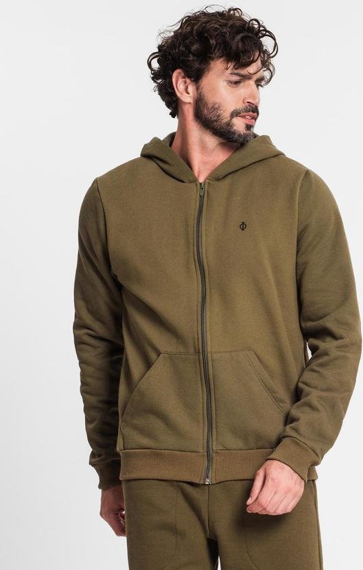 Imagem principal Jaqueta Masculina com Capuz Verde Diametro Diametro