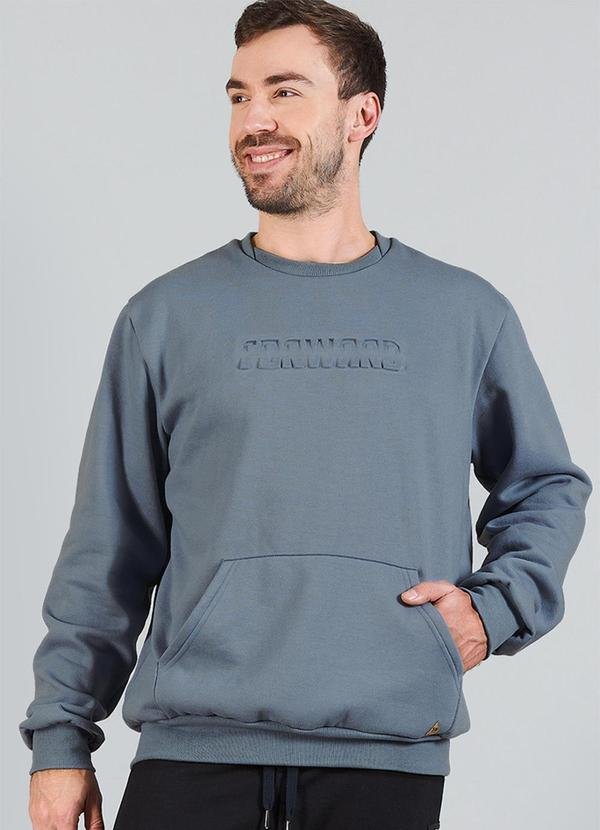 Imagem principal Blusão Adulto Masculino Moletom Embrossing Cinza Soft Bonni Soft Bonni