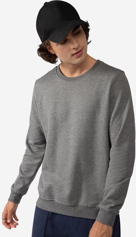 Imagem principal Blusão Moletom Flanelado Masculino Mescla Escuro Basicamente Basicamente