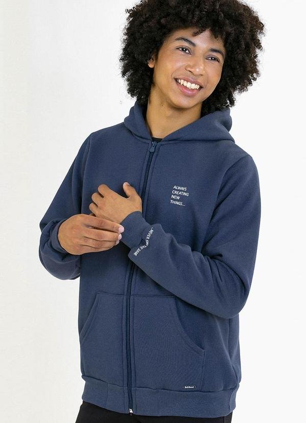 Imagem principal Jaqueta Teen em Moletom Cinza Soft Bonni Soft Bonni