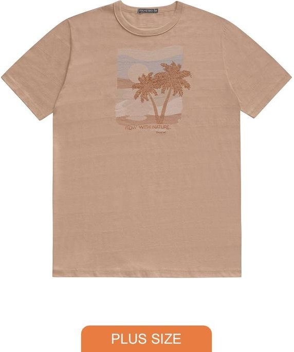 Imagem principal Machão Plus Size Masculino em Meia Malha Marrom Diametro Diametro