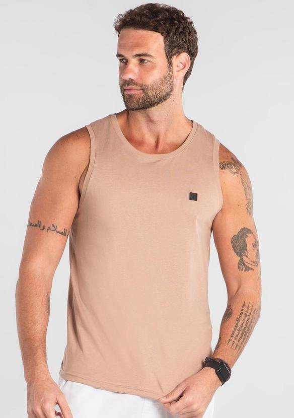 Imagem principal Regata Básica em Algodão The Philippines Marrom The Philippines