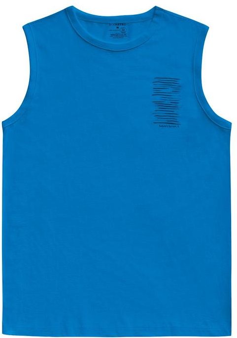 Imagem principal Regata Masculina Meia Malha Azul Diametro Diametro