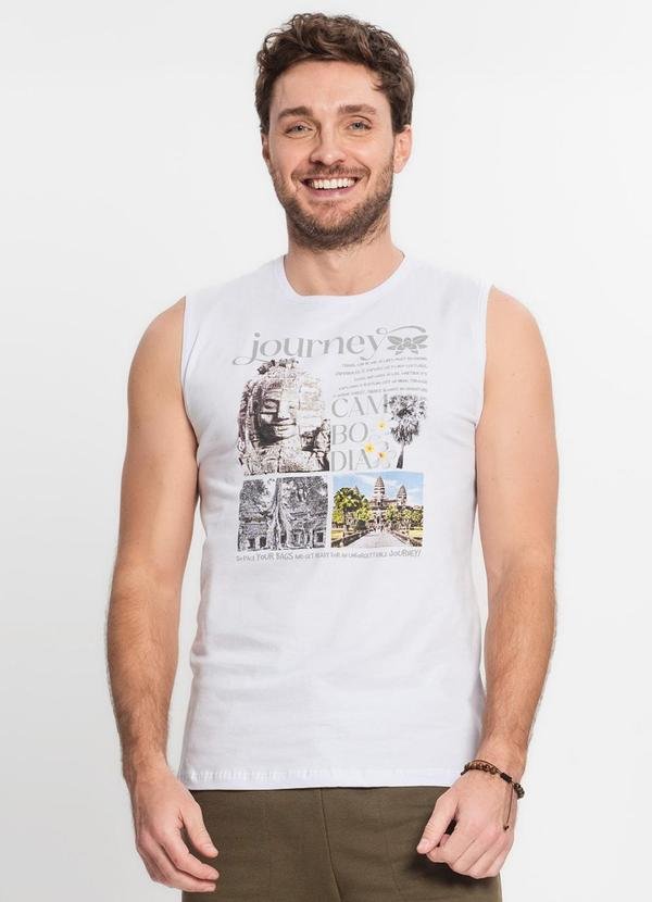 Imagem principal Regata Masculina Branco Rovitex Rovitex