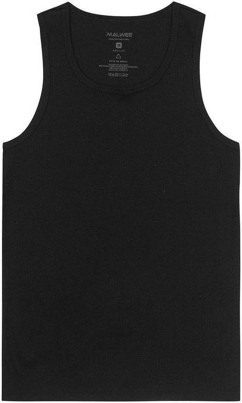 Imagem principal Regata Preto Masculina Slim em Ribana Malwee Malwee