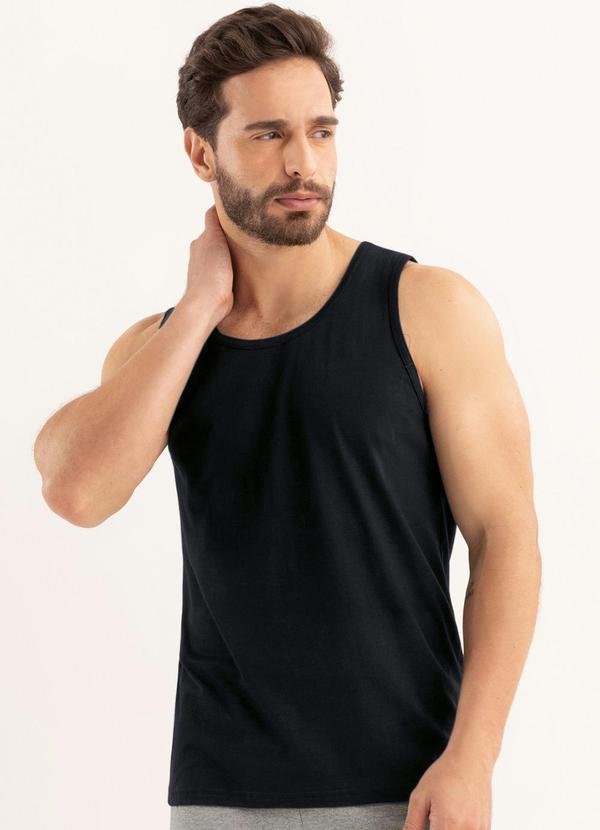Imagem principal Regata Básica Masculina Preta Moda Pop Moda Pop
