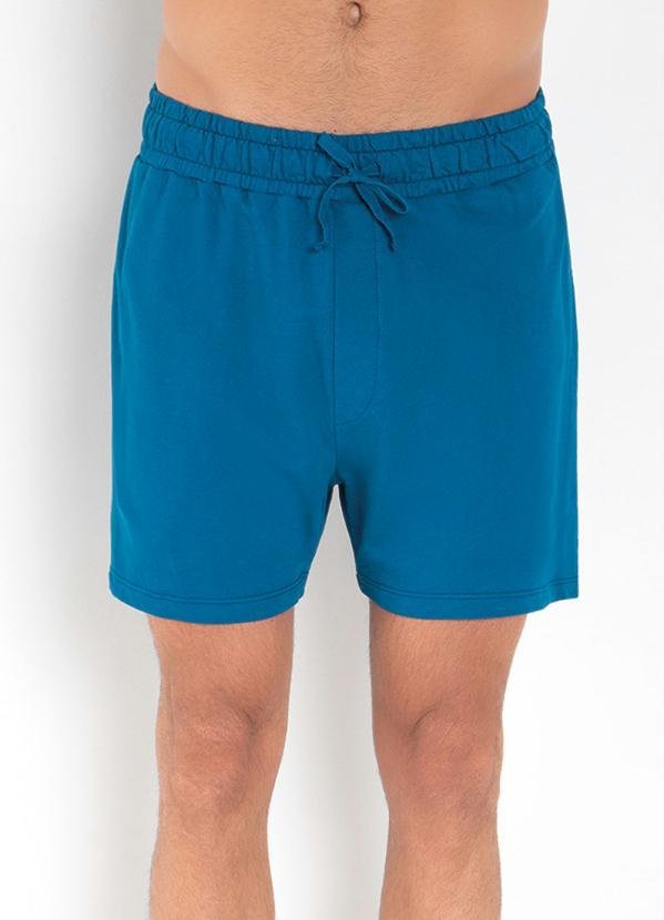 Imagem principal Short Azul com Cós Ajustável e Bolsos Multimarcas Multimarcas