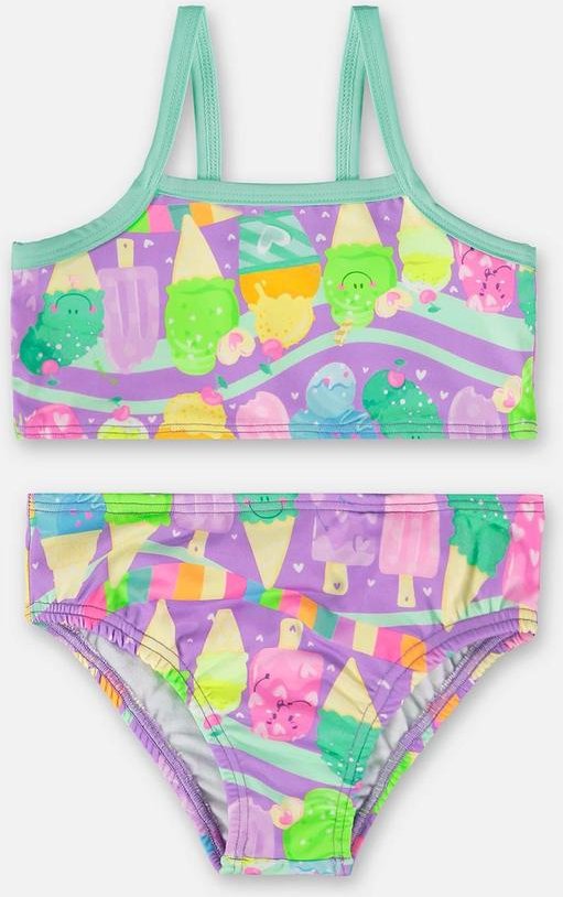 Imagem principal Biquíni Infantil Fps+50 com Forro Roxo Up Baby Up Baby