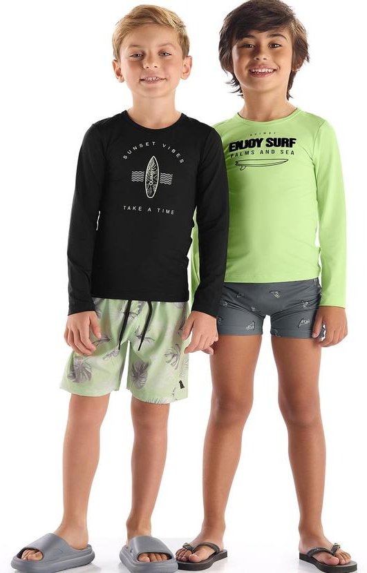 Imagem principal Conjunto Camiseta Fps 50+ e Bermuda Quimby Preto Quimby