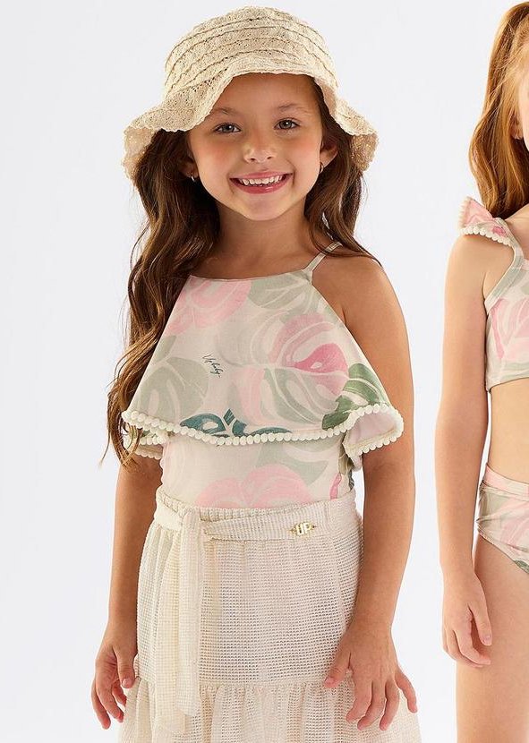 Imagem principal Maiô Infantil com Proteção Fps+50 Bege Up Baby Up Baby