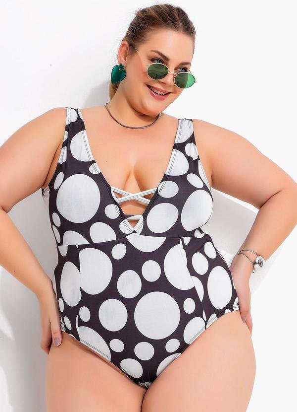 Imagem principal Maiô Poá Preto em Poliflex Marguerite Marguerite