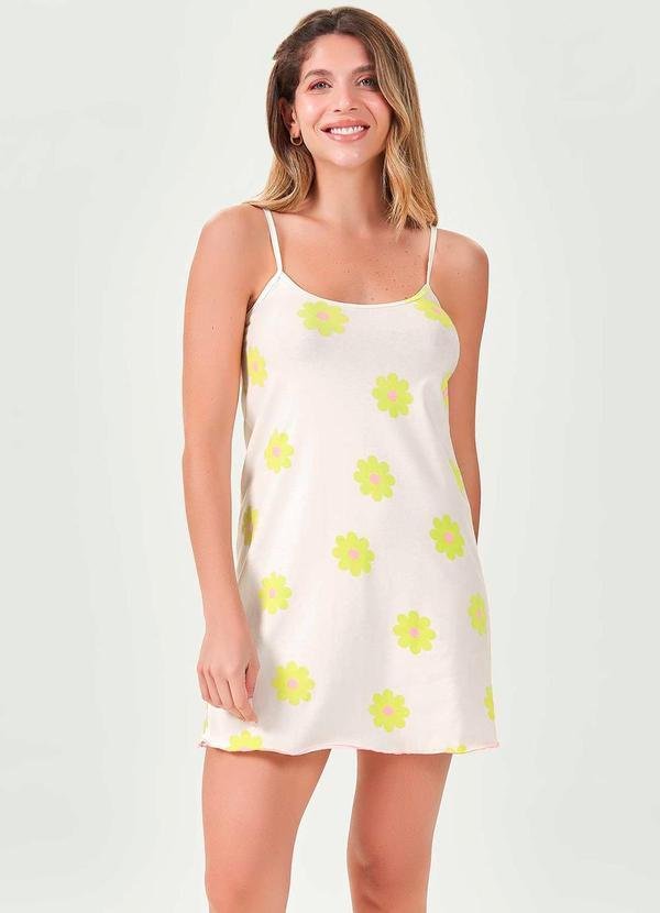 Imagem principal Camisola Alça Off White Espaço Pijama Espaço Pijama