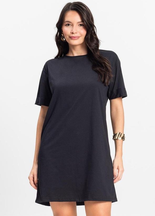 Imagem principal Camisola Feminina Lisa Preto Select Select