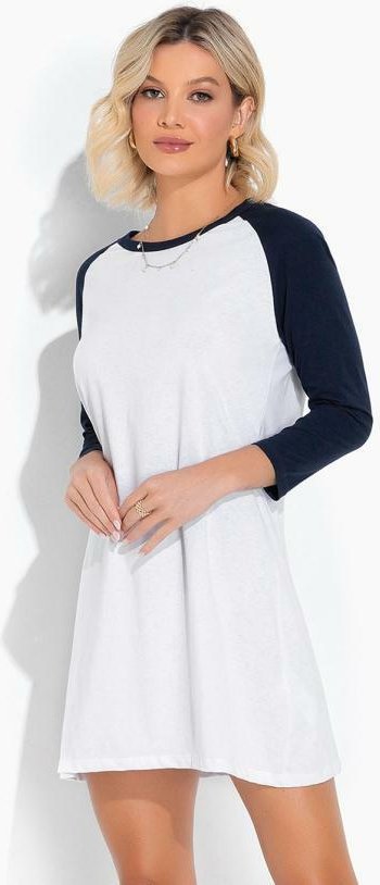 Imagem principal Camisola Lucinda Azul Marinho e Branco Alma Dolce Alma Dolce