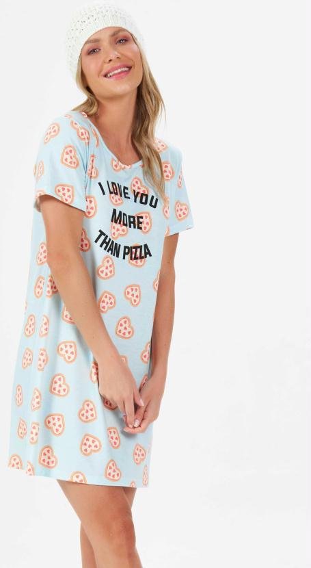 Imagem principal Camisola Manga CurtaAzul Espaço Pijama Espaço Pijama