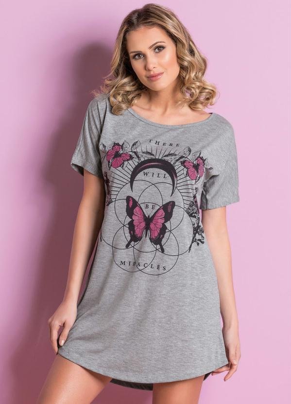 Imagem principal Camisola Mescla com Barra Arredondada