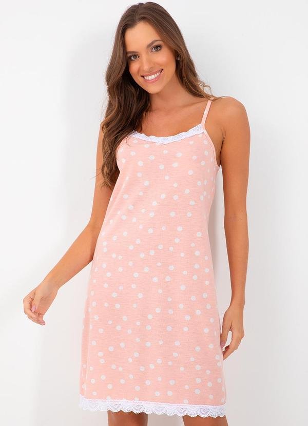 Imagem principal Camisola Poá Rosa Claro em Poliviscose Alma Dolce Alma Dolce