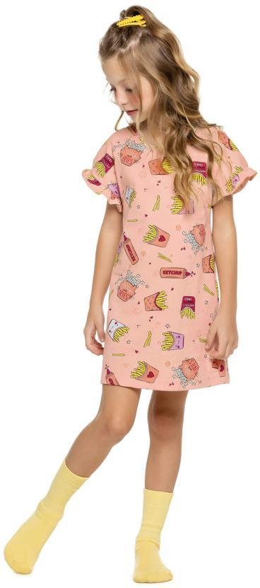 Imagem principal Camisola Infantil Feminina Snacks Rosa Trick Nick Trick Nick