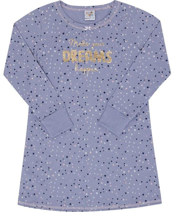 Imagem principal Camisola Meia Malha Feminina Roxo Pulla Bulla Pulla Bulla