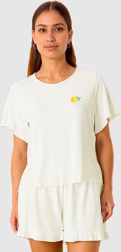 Imagem principal Pijama Canelado Lemon Off White Malwee Malwee