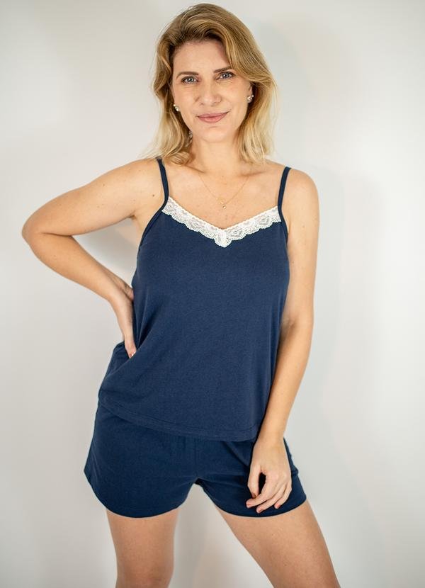 Pijama Feminino Alcinha Rita Azul