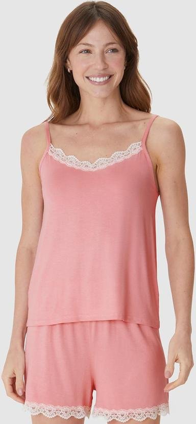 Imagem principal Pijama Justo com Renda Coral Malwee Malwee