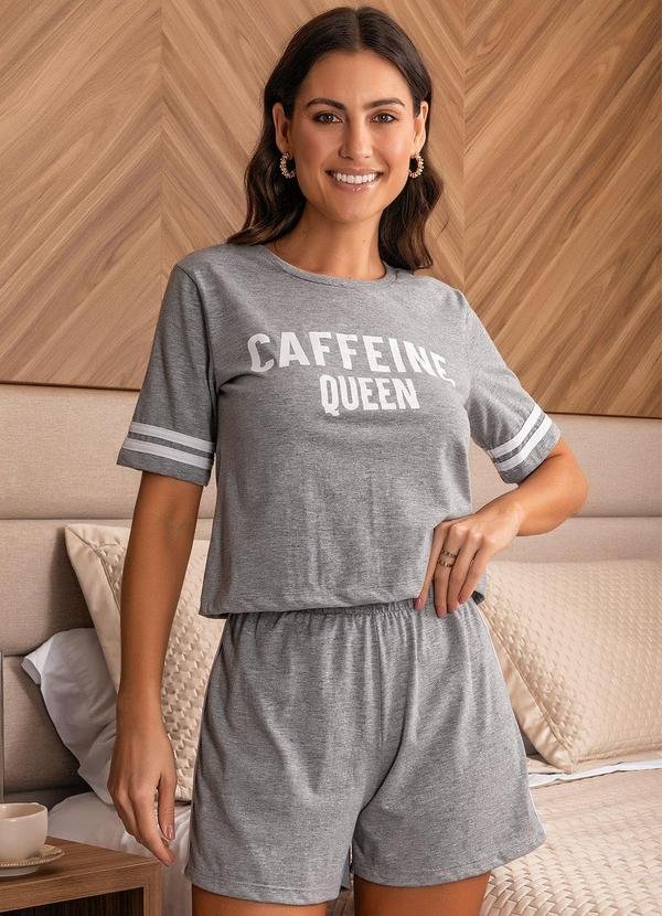 Imagem principal Pijama Mescla Claro em Malha Alma Dolce Alma Dolce