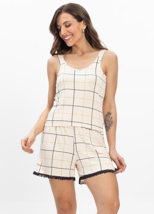 Imagem principal Pijama Regata Feminino Regata Bege INFINITA COR INFINITA COR