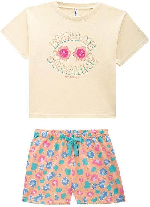 Imagem principal Pijama Brilha no Escuro Off White Malwee Kids Malwee Kids