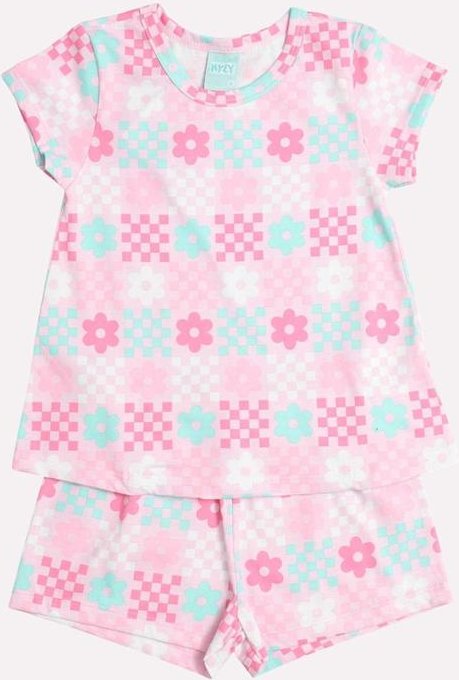 Imagem principal Pijama Infantil Menina Estampado Rosa Kyly Kyly