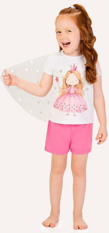 Pijama Infantil Menina Princesa Branco