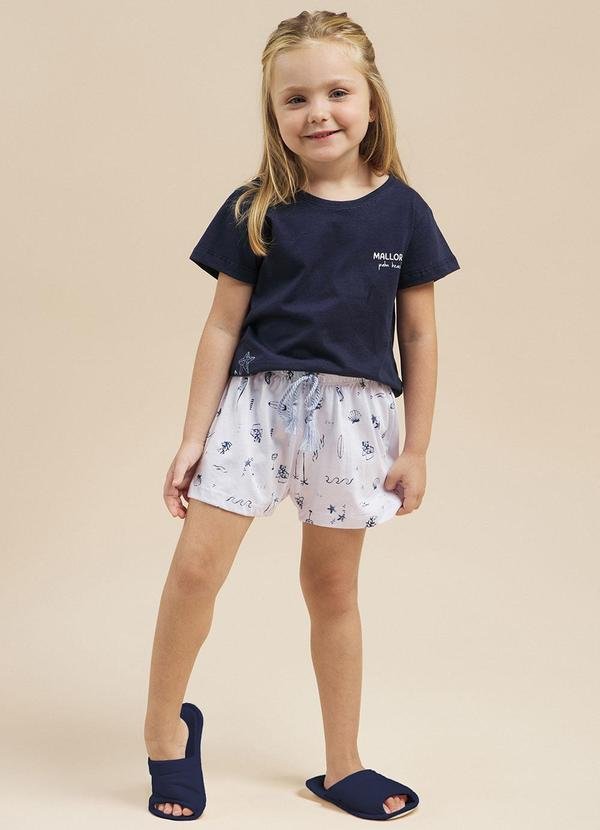 Imagem principal Short Doll Manga Curta Infantil Estampado Aurora Joaquina Aurora Joaquina