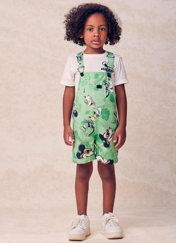 Imagem principal Jardineira do Mickey e Amigos Verde Youccie Youccie