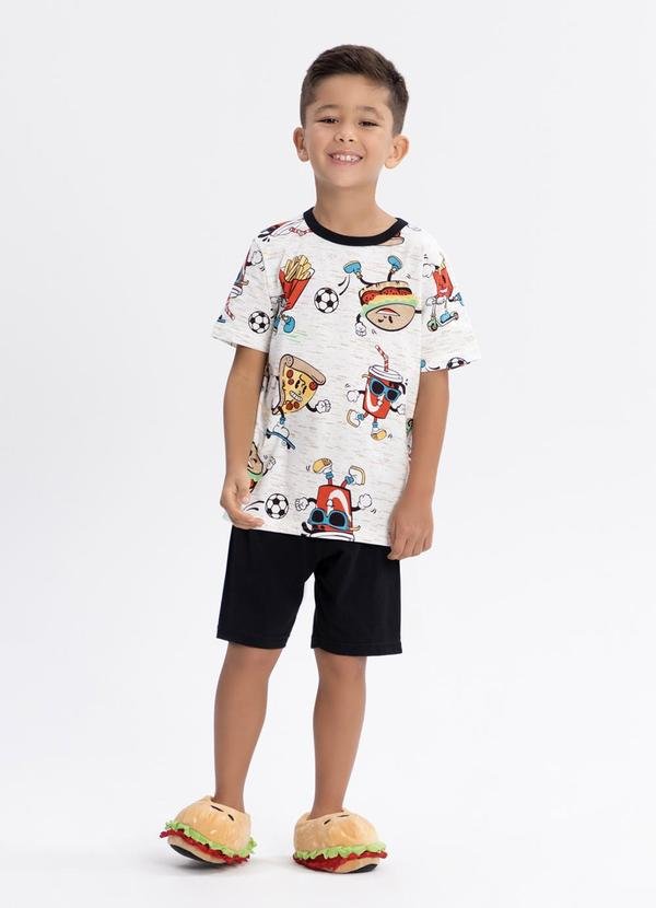 Imagem principal Pijama com Estampa que Brilha no Escuro Bege Alakazoo Alakazoo