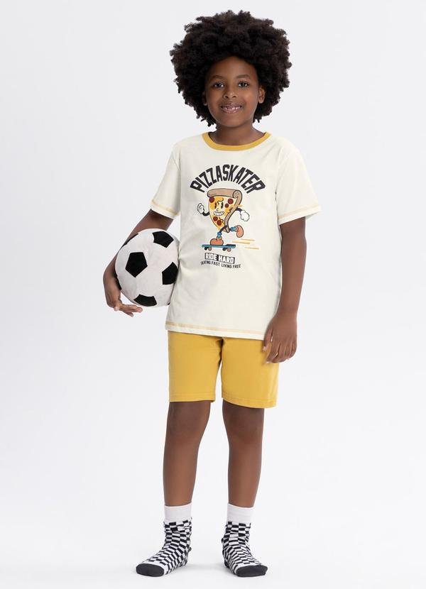 Imagem principal Pijama com Estampa que Brilha no Escuro Branco Alakazoo Alakazoo