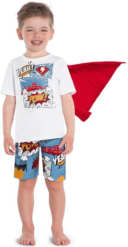 Imagem principal Pijama Infantil com Capa Menino Branco Kyly Kyly