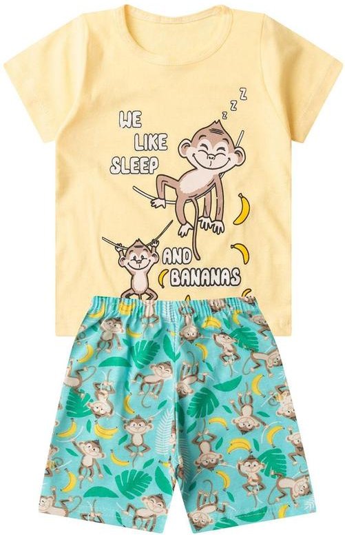 Imagem principal Pijama Masculino Brilha no Escuro Amarelo Select Select