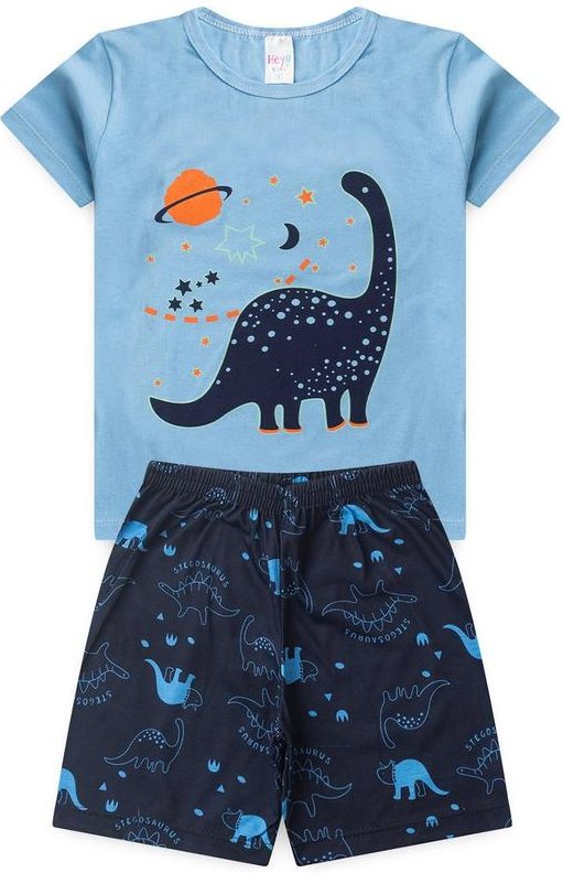 Imagem principal Pijama Masculino Verão Dino Azul Atelie Da Crianca Atelie Da Crianca